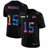 Nike Chiefs 15 Patrick Mahomes Black Vapor Untouchable Fashion Limited Jersey Yhua,baseball caps,new era cap wholesale,wholesale hats